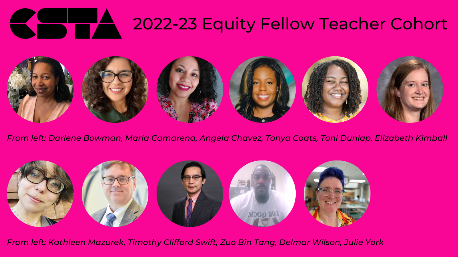Equity Fellowship Computer Science Teachers Association